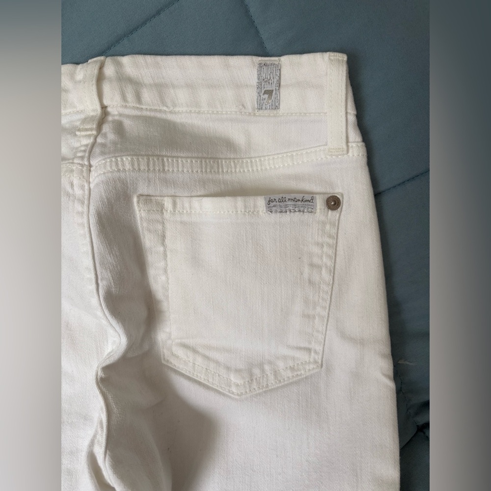 7 for all mankind Skinny Jeans White